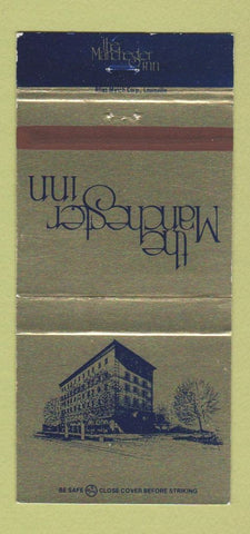 Matchbook Cover - The Manchester Inn Middletown OH 30 Strike
