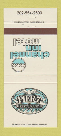 Matchbook Cover - Channel Inn Motel Pier 7 Washington DC 30 Strike