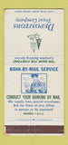 Matchbook Cover - Depositors Trust Augusta Skowhegan Wicasset ME 30 Strike