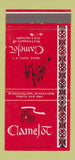 Matchbook Cover - Hans Skalle's Camelot Bloomington MN restaurant 30 Strike