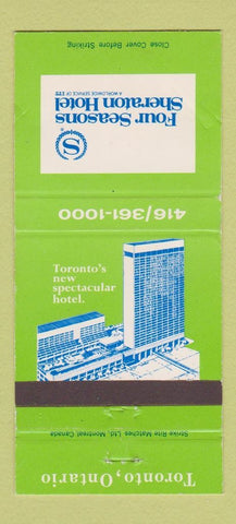 Matchbook Cover - Four Seasons Sheraton Hotel Toronto ON WORN 30 Strike