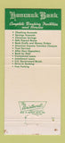 Matchbook Cover - Hancock Bank Gulfport MS 30 Strike