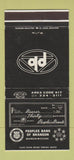 Matchbook Cover - Peoples Bank of Branson MO WEAR 30 Strike