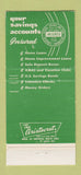 Matchbook Cover - St Paul Federal Savings Chicago IL 30 Strike