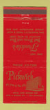 Matchbook Cover - Pickwick Hotel Motor Inn San Francisco CA WEAR 30 Strike