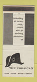 Matchbook Cover - The Corsican Restaurant French Hollywood CA WEAR 30 Strike