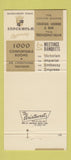 Matchbook Cover - Abbey Victoria Hotel New York City 30 Strike