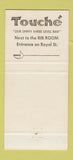 Matchbook Cover - Royal Orleans Hotel New Orleans LA Touche 30 Strike