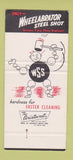 Matchbook Cover - Steeletts Wheelabrator Mishawaka IN SAMPLE 30 Strike