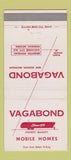 Matchbook Cover - Vagabond Mobile Homes Brighton MI Kingman AZ 30 Strike