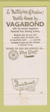 Matchbook Cover - Vagabond Mobile Homes Brighton MI Kingman AZ 30 Strike