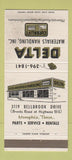 Matchbook Cover - Clark Fork Lifts Delta Memphis TN WEAR #1 30 Strike