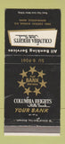Matchbook Cover - Columbia Hights State Bank Minneapolis MN WEAR 30 Strike