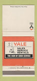 Matchbook Cover - Yale Fork Lifts WEAR 30 Strike