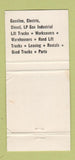 Matchbook Cover - Yale Fork Lifts WEAR 30 Strike