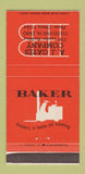 Matchbook Cover - AJ Gates Baker Fork Lifts Cleveland OH 30 Strike