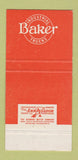 Matchbook Cover - AJ Gates Baker Fork Lifts Cleveland OH 30 Strike