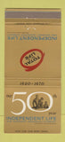 Matchbook Cover - Independent Life Insurance Jacksonville FL 30 Strike
