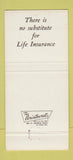 Matchbook Cover - Independent Life Insurance Jacksonville FL 30 Strike