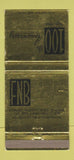 Matchbook Cover - First National Bank Hillsborough NH 1968 WEAR 30 Strike
