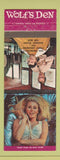 Matchbook Cover - Wolf's Den San Francisco CA massage girlie salon