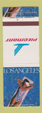 Matchbook Cover - Piedmont Airlines Los Angeles CA girlie
