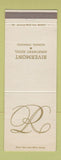 Matchbook Cover - Rivermont Apartment Hotel Memphis TN