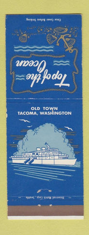Matchbook Cover - Top of the Ocean Tacoma WA