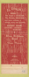 Matchbook Cover - El Rancho Flint MI restaurant