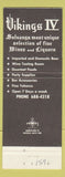 Matchbook Cover - Vikings IV Restaurant Solvang CA