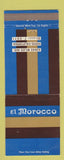 Matchbook Cover - El Morocco Indio CA
