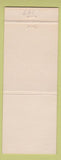 Matchbook Cover - Bombay Bicycle Bar Oakland CA