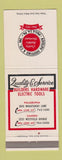 Matchbook Cover - Adolph Soeffing Hardware Camden NJ Philadelphia PA