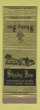 Matchbook Cover - Shady Inn Springfield MO restaurant
