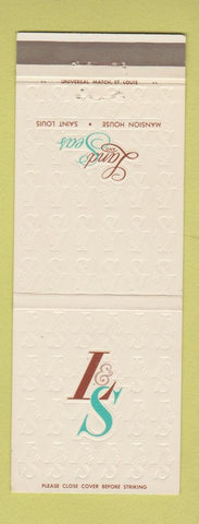 Matchbook Cover - Land and Seas Mansion House St Louis MO