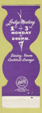 Matchbook Cover - Elks Lodge Farmington NM WEAR Jewelite