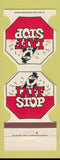 Matchbook Cover - Laff Stop Comedy Club Houston Austin TX
