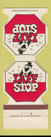 Matchbook Cover - Laff Stop Comedy Club Houston Austin TX