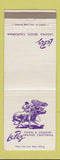 Matchbook Cover - La Paz Laguna Beach Orange CA Mexican Restaurant