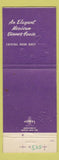 Matchbook Cover - La Paz Laguna Beach Orange CA Mexican Restaurant