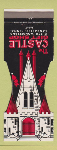 Matchbook Cover - The Castle Gift Shop Lancaster PA Dutch Wonderland