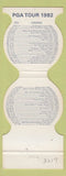 Matchbook Cover - PGA Tour Golf Greenbriar Pub 1982