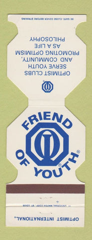 Matchbook Cover - Optimist Club International