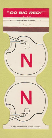 Matchbook Cover - University Nebraska Cornhuskers Football 1982 York NE Bank