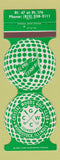 Matchbook Cover - Crystal Woods Golf Club Woodstock IL