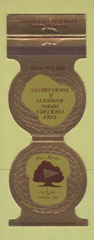 Matchbook Cover - Paso Robles Golf and Country Club CA