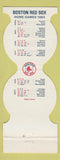 Matchbook Cover - Boston Red Sox Baseball 1983