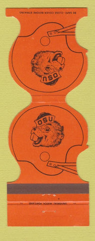 Matchbook Cover - Oregon State Beavers Football 1976 Bank Corvallis OR