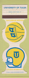 Matchbook Cover - University Tulsa OK Golden Hurricanes 1976 football basketball