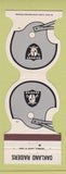 Matchbook Cover - Oakland Raiders Football 1982 ATD Credit Union